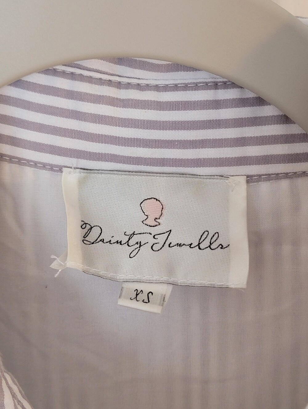 Dainty Jewells Tiered Maxi Shirt Dress With Embroidered Bodice - Picture 3 of 7